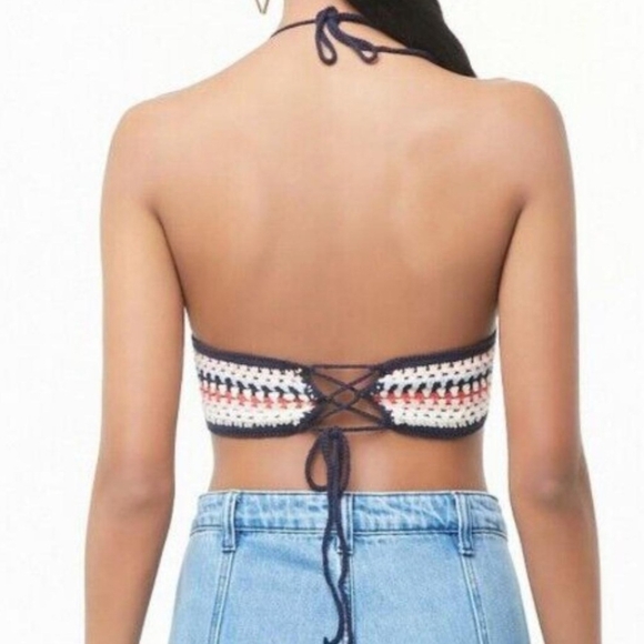 Forever 21 Crochet Halter Top - Picture 3 of 8